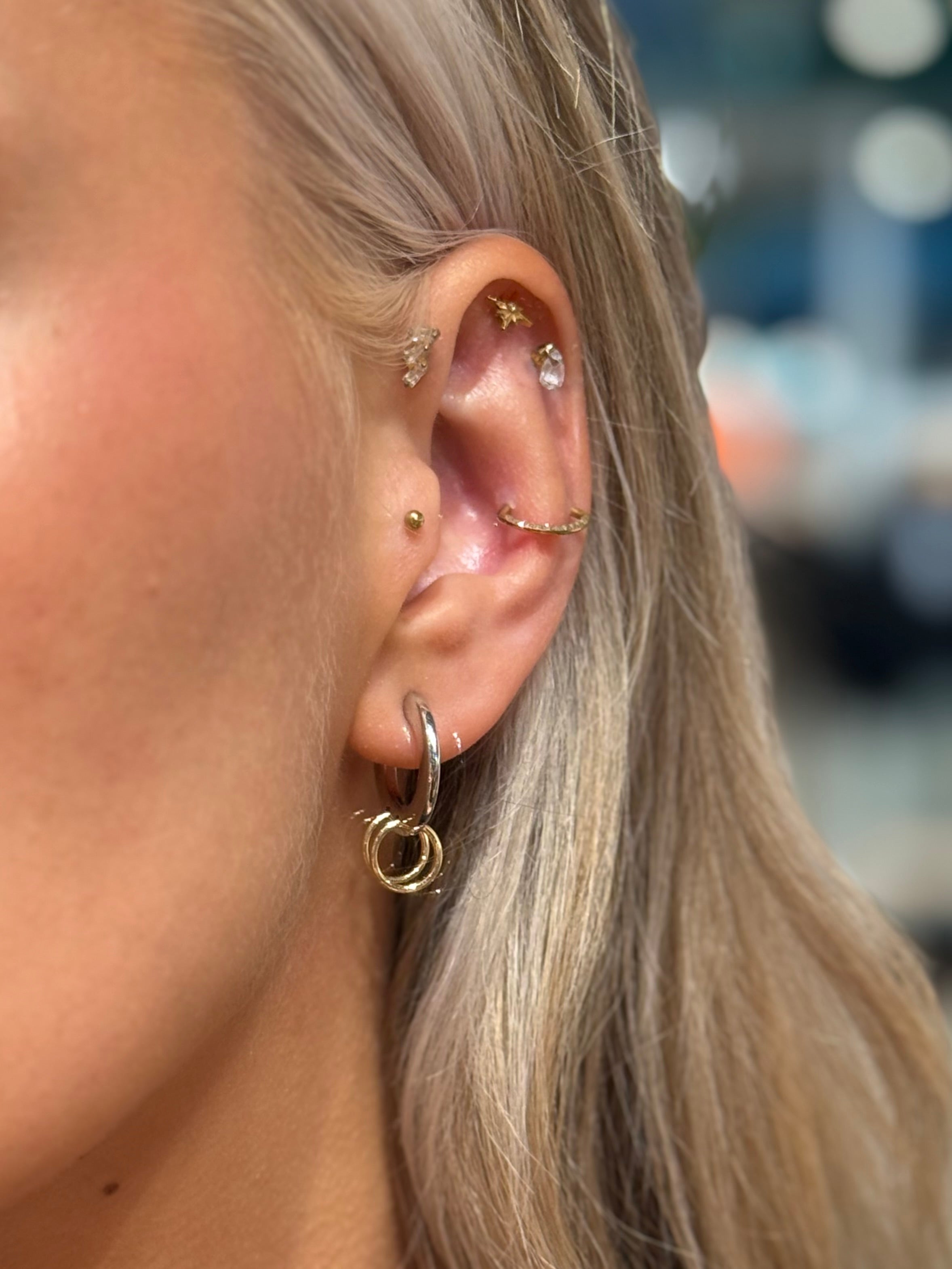 PCNIOKA Earrings - Silver Colour